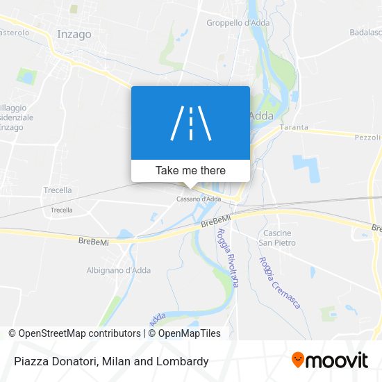 Piazza Donatori map