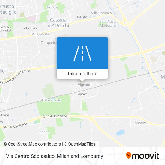 Via Centro Scolastico map