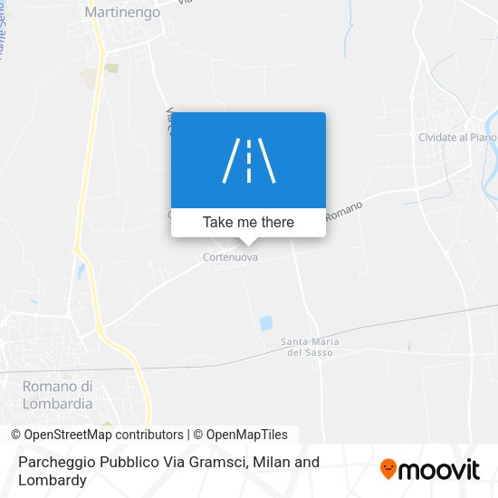 Parcheggio Pubblico Via Gramsci map