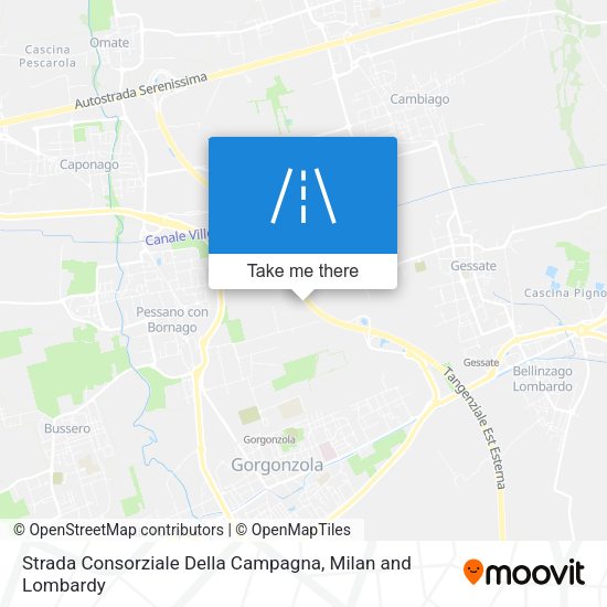 Strada Consorziale Della Campagna map