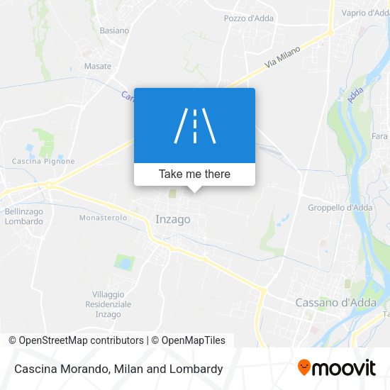 Cascina Morando map