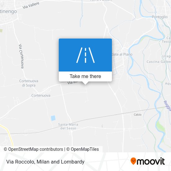 Via Roccolo map