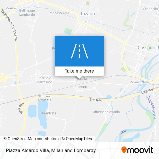 Piazza Aleardo Villa map