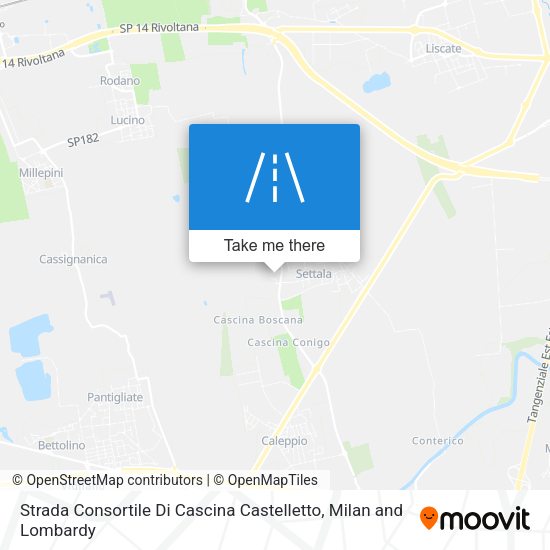 Strada Consortile Di Cascina Castelletto map
