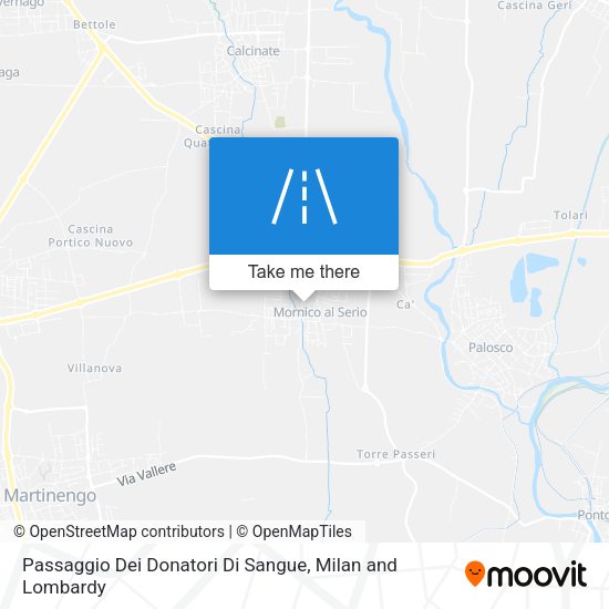 Passaggio Dei Donatori Di Sangue map