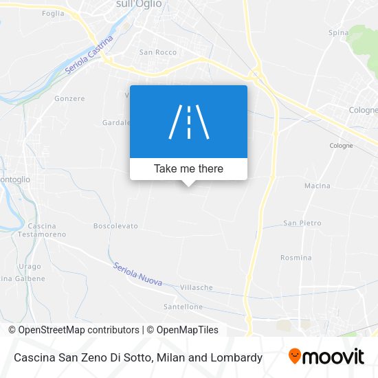 Cascina San Zeno Di Sotto map