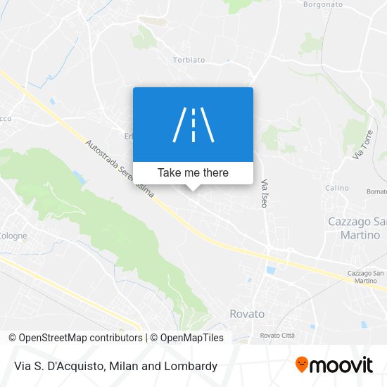 Via S. D'Acquisto map