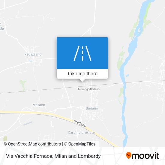 Via Vecchia Fornace map