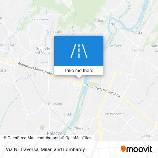 Via N. Traversa map