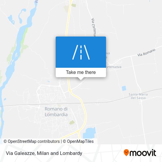 Via Galeazze map