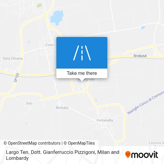 Largo Ten. Dott. Gianferruccio Pizzigoni map