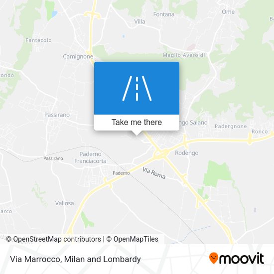 Via Marrocco map