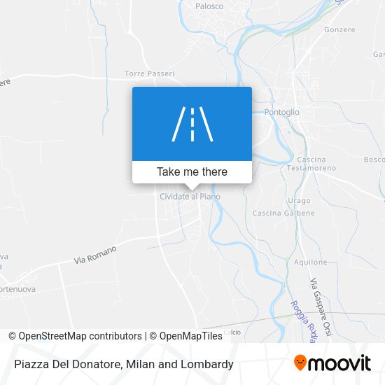 Piazza Del Donatore map