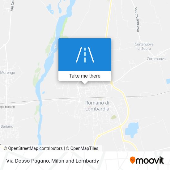 Via Dosso Pagano map