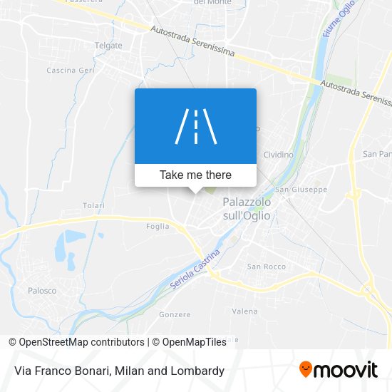 Via Franco Bonari map
