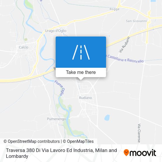 Traversa 380 Di Via Lavoro Ed Industria map