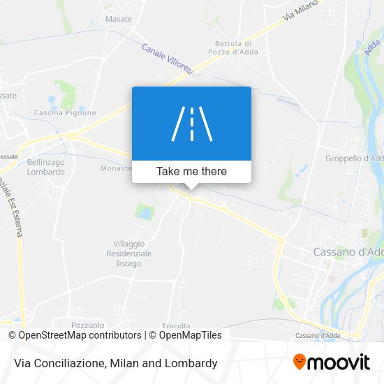 Via Conciliazione map