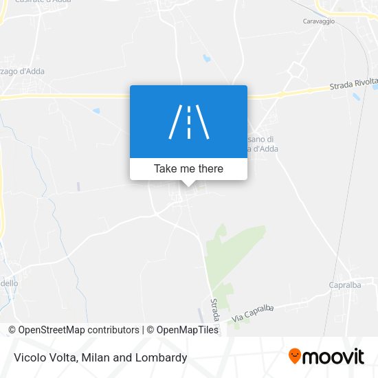 Vicolo Volta map