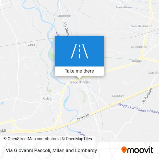 Via Giovanni Pascoli map