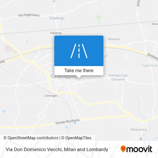 Via Don Domenico Vecchi map
