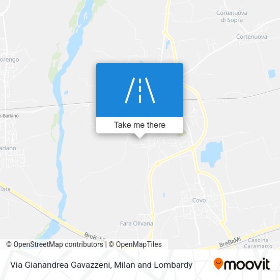Via Gianandrea Gavazzeni map