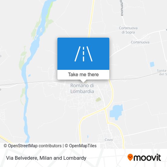 Via Belvedere map