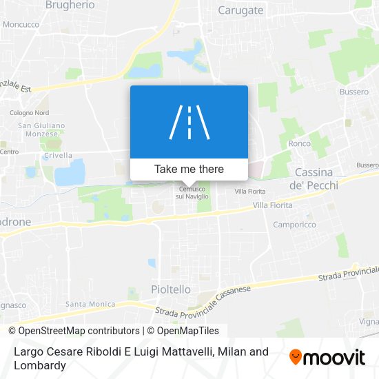 Largo Cesare Riboldi E Luigi Mattavelli map