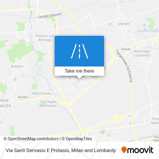 Via Santi Gervasio E Protasio map
