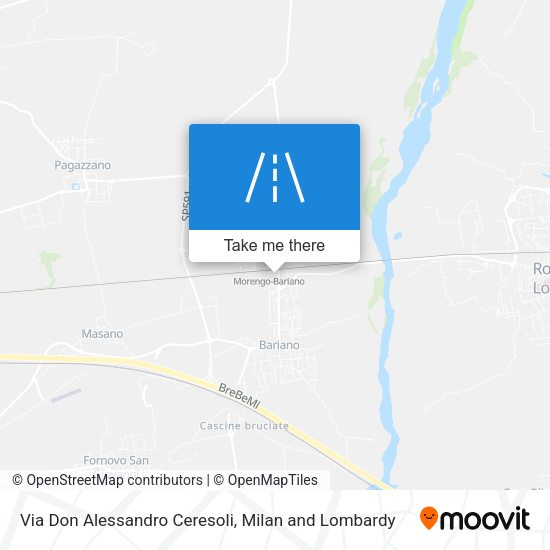 Via Don Alessandro Ceresoli map