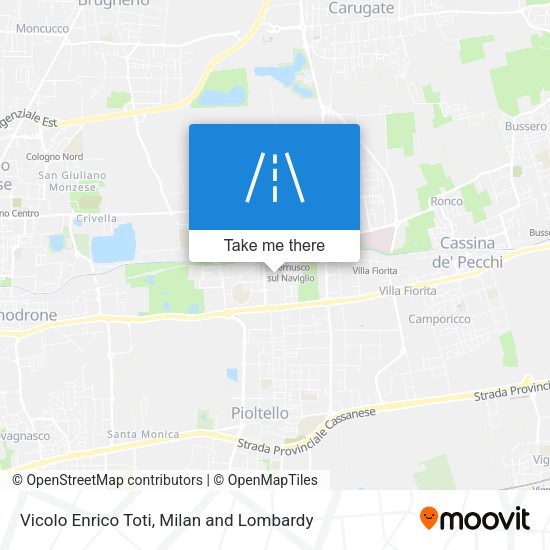 Vicolo Enrico Toti map