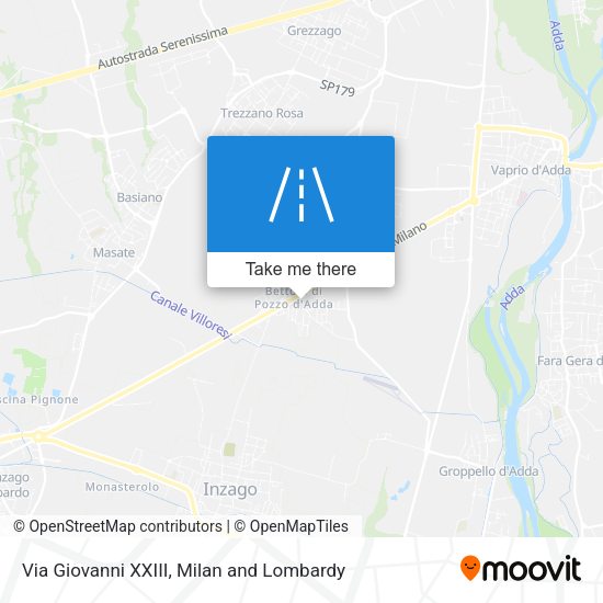 Via Giovanni XXIII map