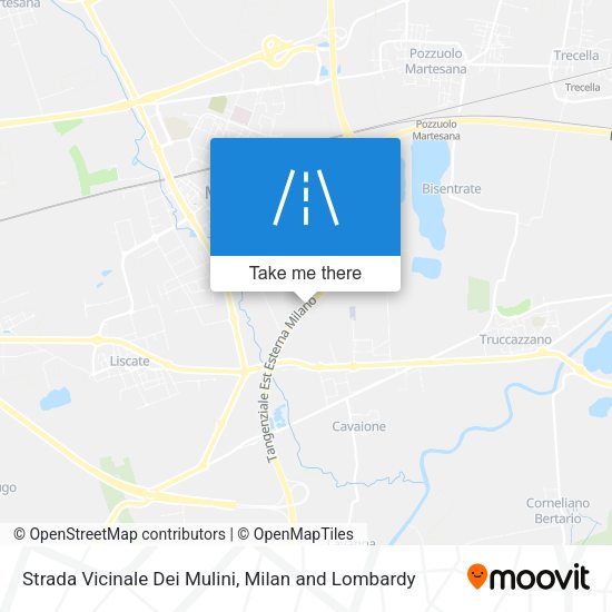 Strada Vicinale Dei Mulini map