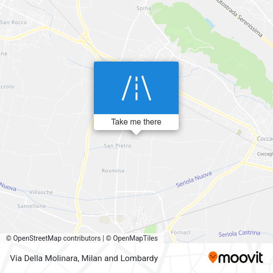 Via Della Molinara map