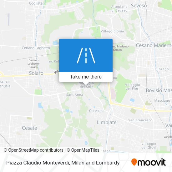Piazza Claudio Monteverdi map