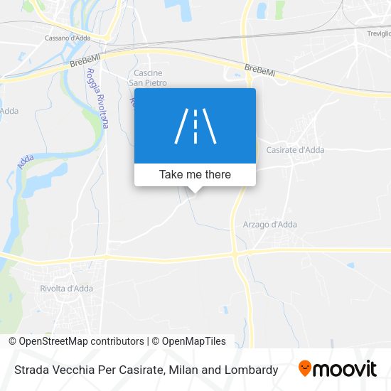 Strada Vecchia Per Casirate map