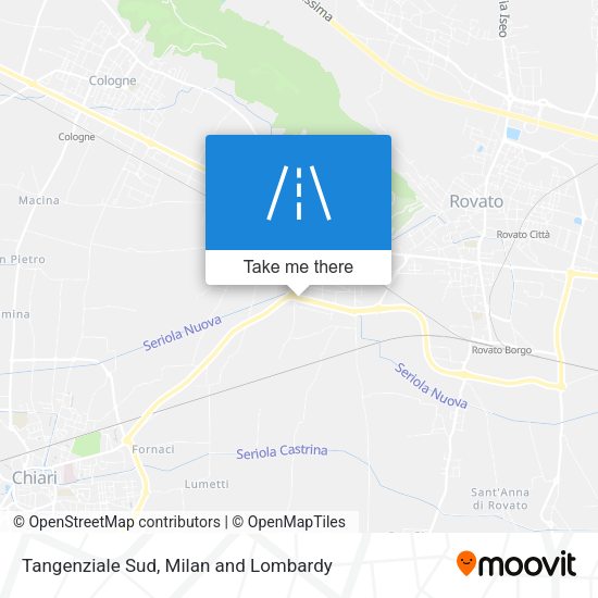 Tangenziale Sud map