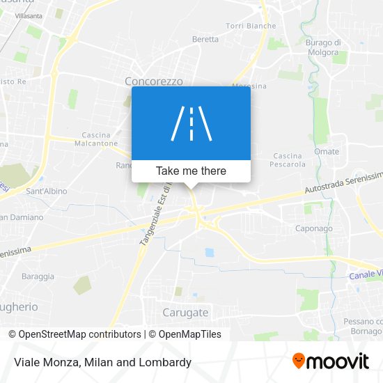Viale Monza map