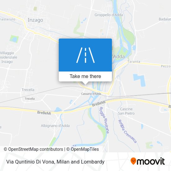 Via Quntinio Di Vona map