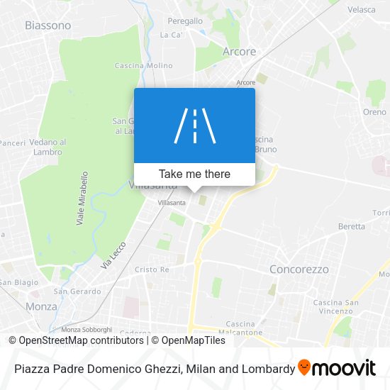Piazza Padre Domenico Ghezzi map