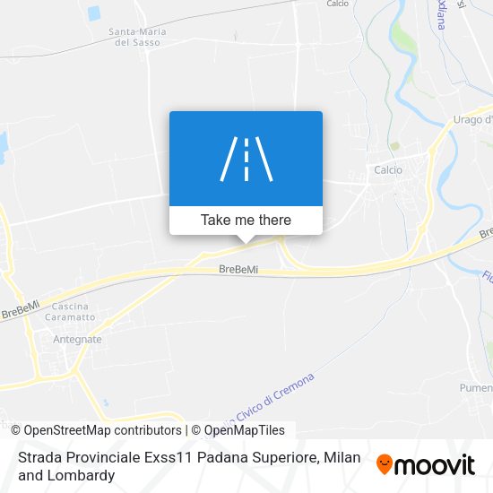 Strada Provinciale Exss11 Padana Superiore map