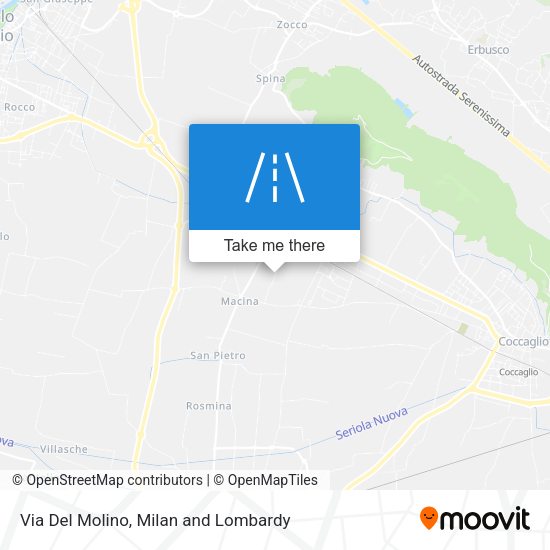 Via Del Molino map