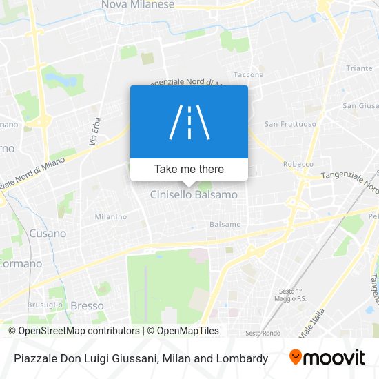 Piazzale Don Luigi Giussani map