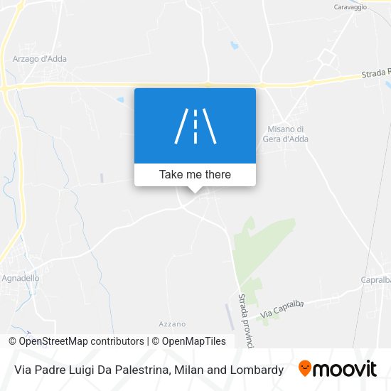 Via Padre Luigi Da Palestrina map
