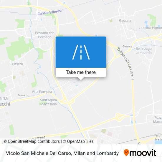 Vicolo San Michele Del Carso map