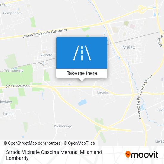 Strada Vicinale Cascina Merona map