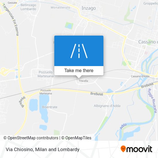 Via Chiosino map