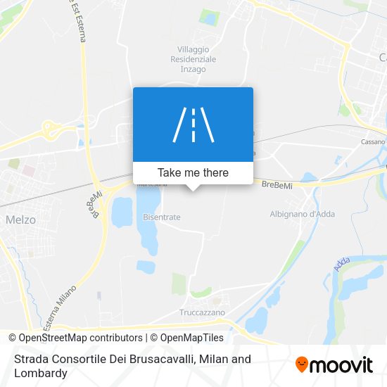 Strada Consortile Dei Brusacavalli map