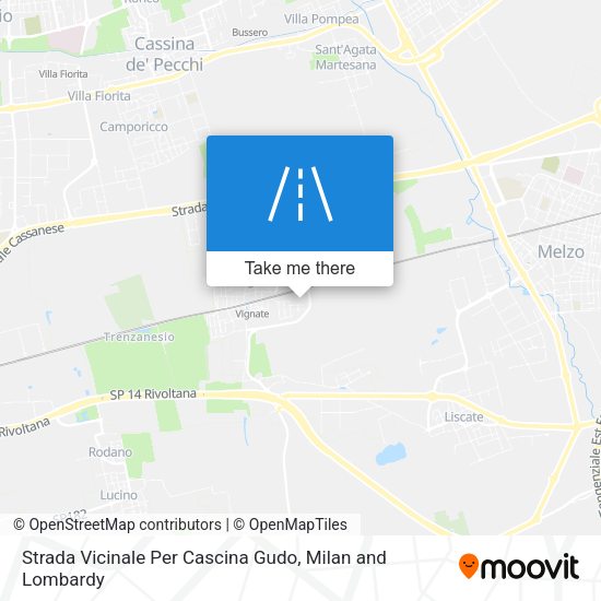 Strada Vicinale Per Cascina Gudo map