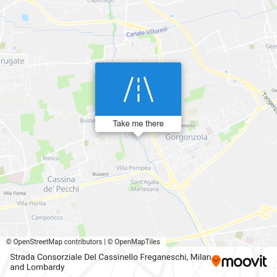 Strada Consorziale Del Cassinello Freganeschi map