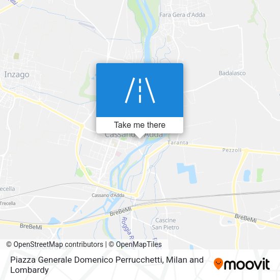 Piazza Generale Domenico Perrucchetti map